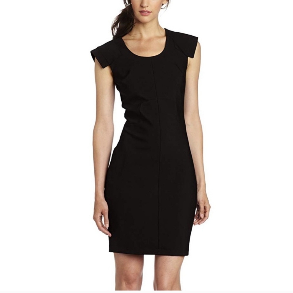 Robert Rodriguez Black Contoured Full Zip Dress, Size 8, EUC